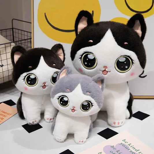 Cuddly Cat Plush Toy – Soft Healing Kitten Stuffed Animal