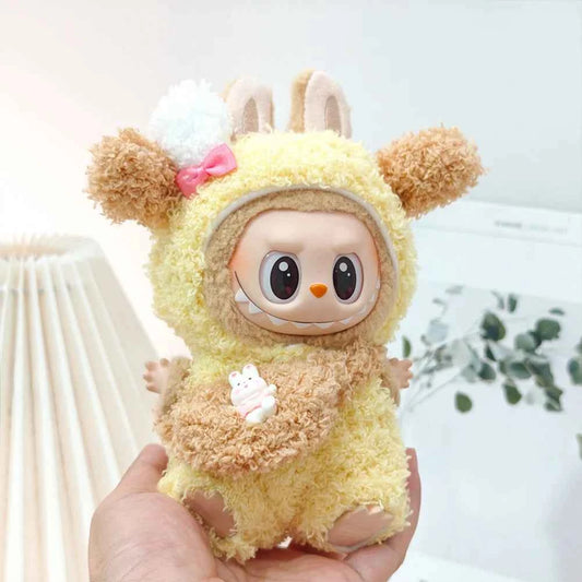 17CM Plush Doll Clothes Kawaii Doll Clothes Plush Doll Changing Clothes Dolll Clothes Suit Dolls Accessories