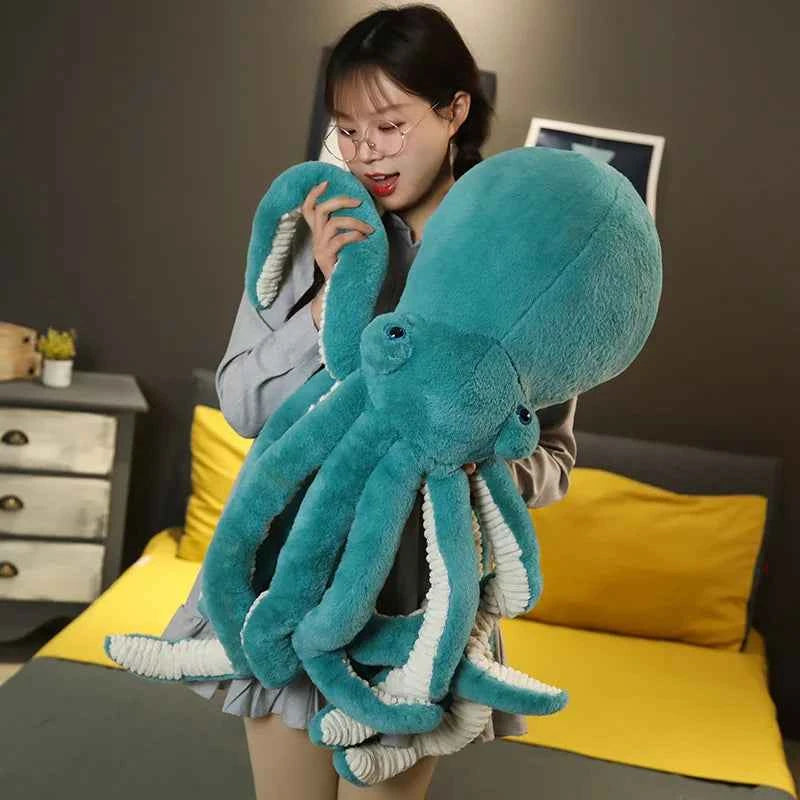 Lifelike Octopus Plush Toy – Giant Sea Animal Pillow