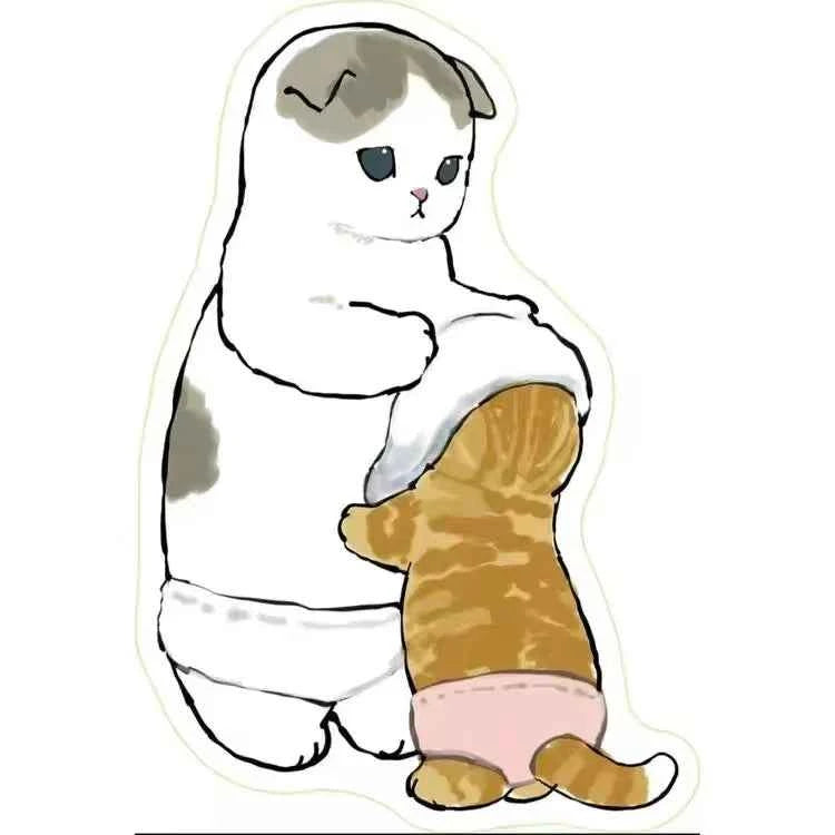 Cartoon Cat Carpet Plush Warm Bedside Blanket Cute Girlish JFYR lint-free 6