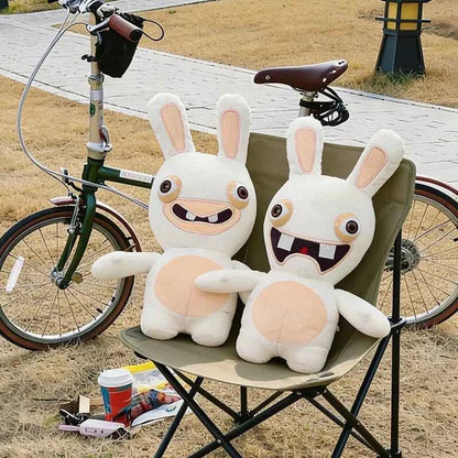 Kawaii Crazy Scream Rabbit Plush Toy – Funny Creative Stuffed Animal Doll (30–80cm, 2 Styles)