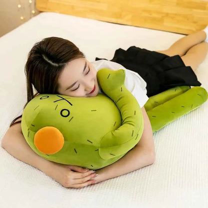 Funny Long Leg Cactus Frog Plush Toy – Cute Frog Stuffed Animal Pillow