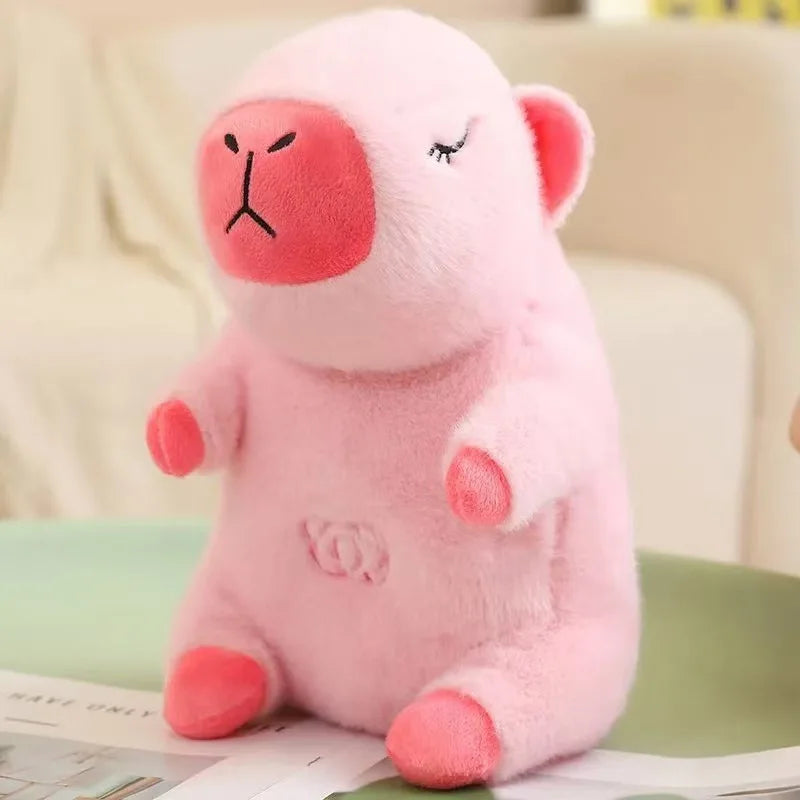 Breathing Animal Plush Toy – Sound & Light Sleep Companion