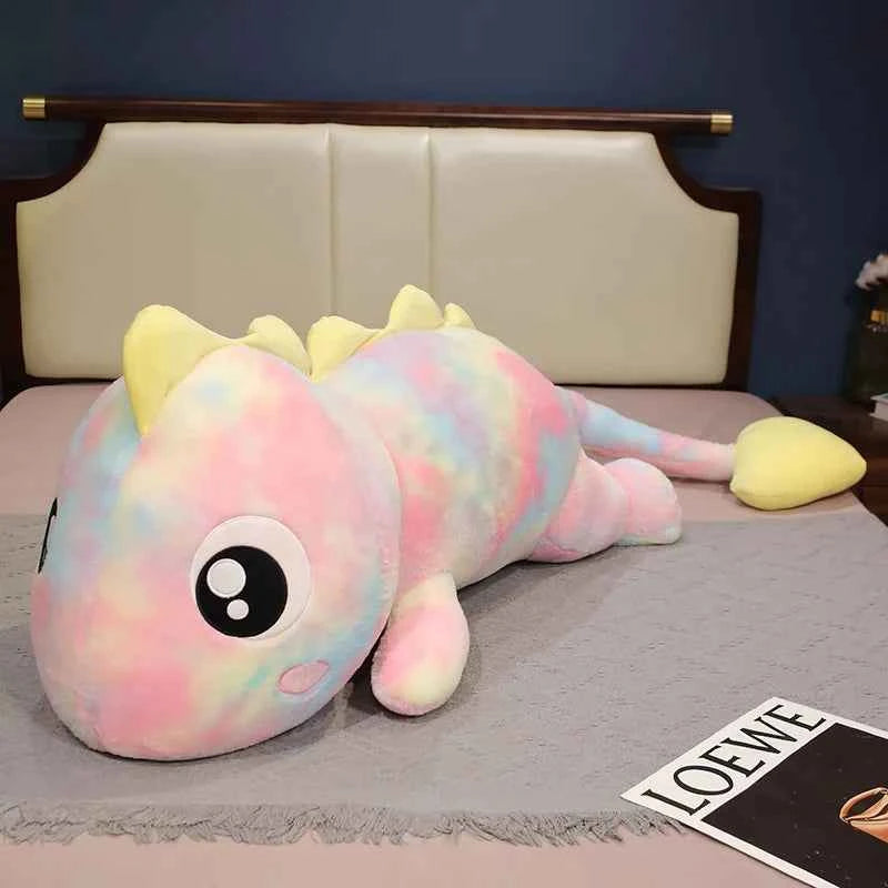 Giant Dinosaur Plush Toy – Super Soft Stuffed Animal Pillow Cute Dino Gift for Kids Pink