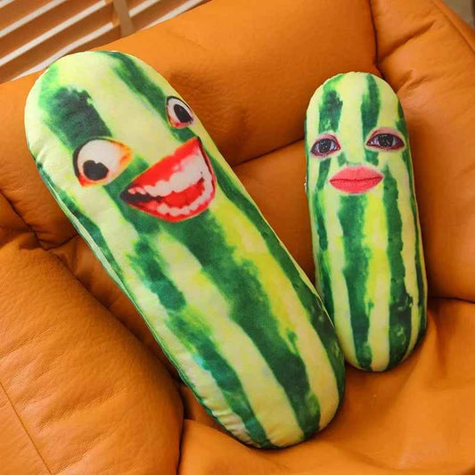 Funny Cucumber Plush Pillow – Long Vegetable Body Cushion