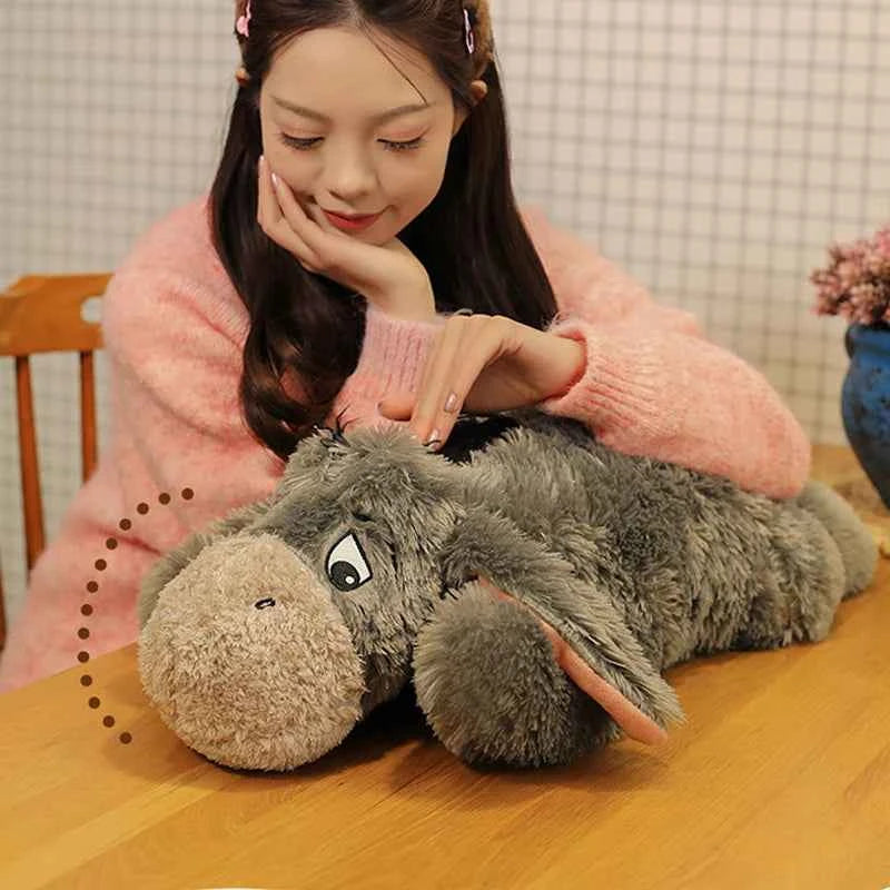Cute Donkey Plush Body Pillow – Soft Long Stuffed Animal