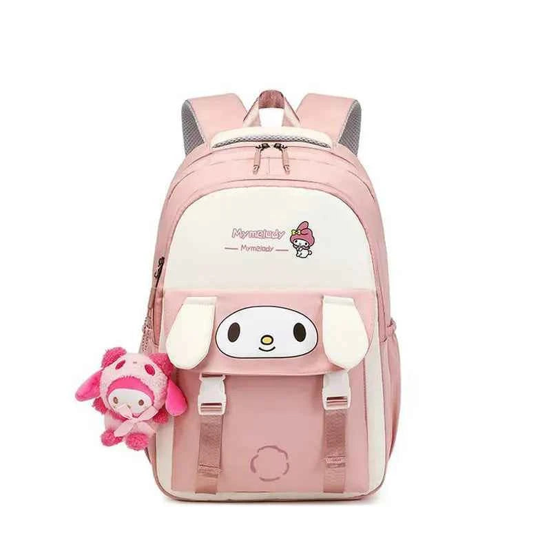 Backpack Lovely Kuromi Melody Girl School Bag for Teenage College Women SchoolBag High Student Bag Backpack