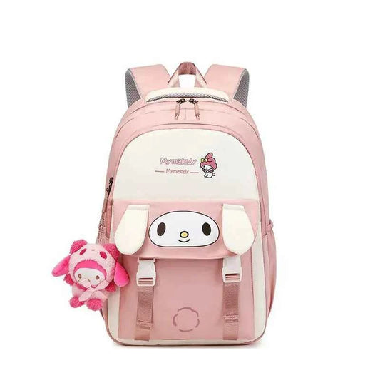 Backpack Lovely Kuromi Melody Girl School Bag for Teenage College Women SchoolBag High Student Bag Backpack