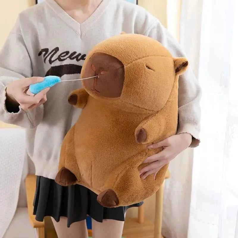 30cm Capybara Plush Simulation Capibara Anime Fluffty Toy Kawaii Plushie Cute Doll Stuffed Animals Soft Doll Plush Gift Kid Toys