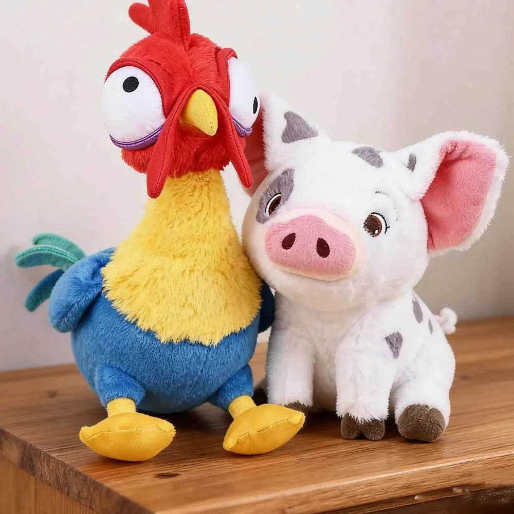 Kawaii Tropical Pig & Rooster Plush Toy – Soft Stuffed Animal Sleep Companion & Home Decor (2 Styles)