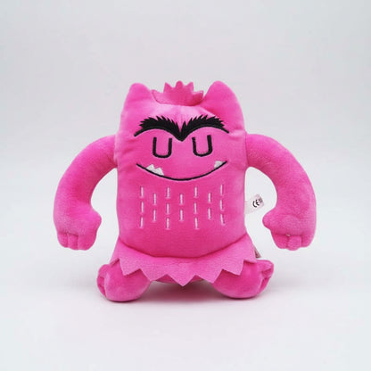 6PCS Kawaii Emotion Monster Plush Toys - 6 Colors Soft Stuffed Animals, Cute Educational Sensory Toys for Kids Birthday Gifts &