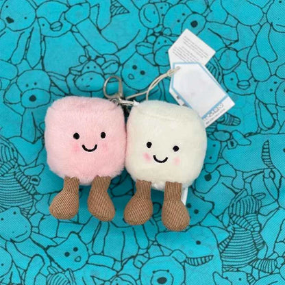 Marshmallow Plush Toy, Mini Cherry Charm, Jellyfish Plush Toy, Watermelon, Sunflower, JC Sour Pickle Bag Charm
