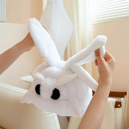 Kawaii Simulated White Moth Plush Toy – Realistic Stuffed Insect Doll for Home Decor & Collectors