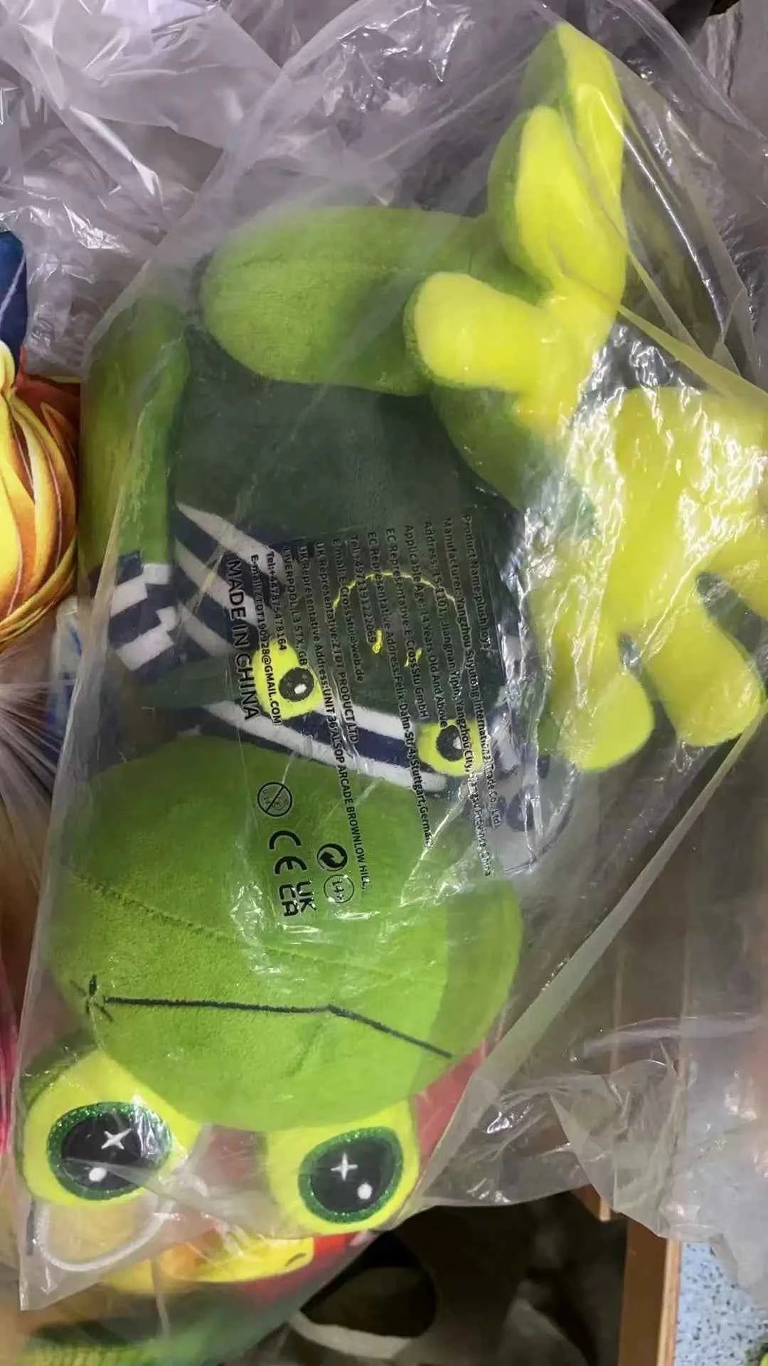 Cute Frog Stuffed Plush Toy Animal Frog Children