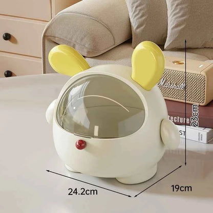 Kawaii Korean Storage Rack Desktop Rabbit Storage Box Desk