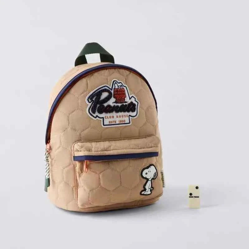 Snoopy Club House Quilted Mini Backpack – Kids Preschool Rucksack