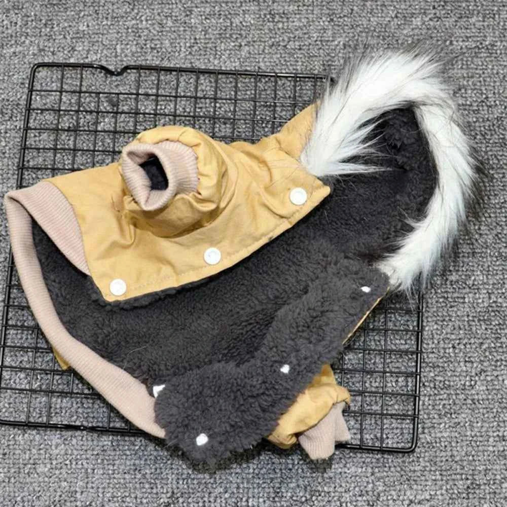 Winter Dog Jacket with Built-in Harness - Heavy Warm Windproof Coat for Small, Medium & Large Dogs