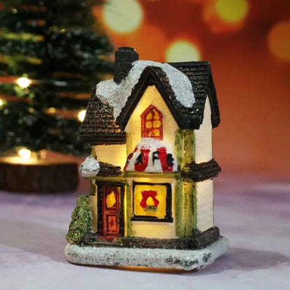 Cute Christmas House LED Night Light (2.4-3.5 in) - Home Ornaments Xmas Gift