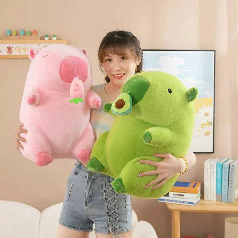 30cm Capybara Plush Simulation Capibara Anime Fluffty Toy Kawaii Plushie Cute Doll Stuffed Animals Soft Doll Plush Gift Kid Toys