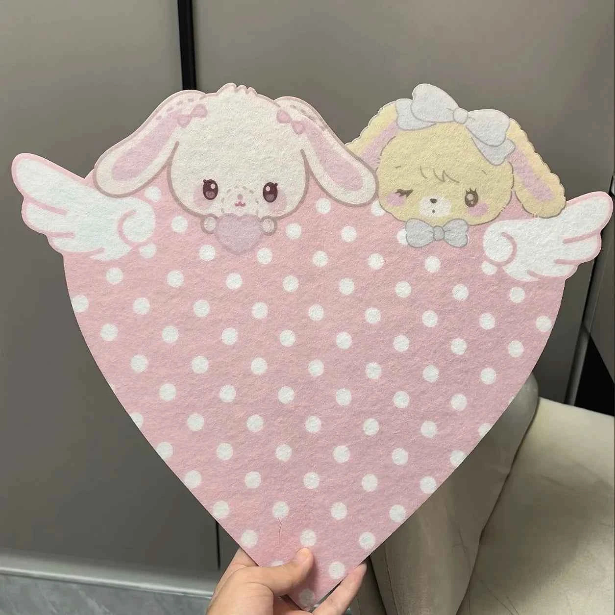 New Cute Cartoon Bunny Felt Decoration Cork Board Wall Wall