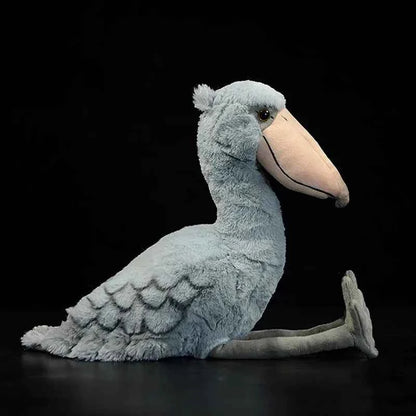 Kawaii Realistic Shoebill Plush Doll - Soft Stuffed Bird Pillow and Unique Gift, 45cm