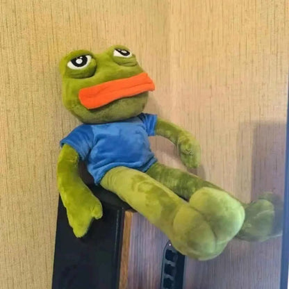 Animal Sad Frog Plush Toy Soft Stuffed Pillow Magic Pepe