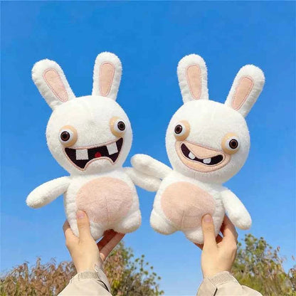 Kawaii Crazy Scream Rabbit Plush Toy – Funny Creative Stuffed Animal Doll (30–80cm, 2 Styles)