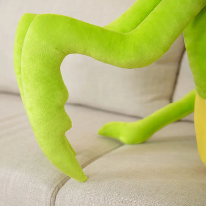 Kawaii Praying Mantis Plush Toy – Giant Green Insect Stuffed Animal Pillow