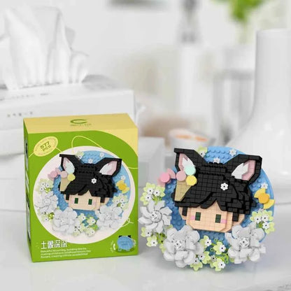 Flower Series Love & Deepspace Plush Keychain Cute Cartoon A4 diy materials