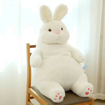 Giant Lazy Rabbit Plush Doll (15.7-31.5 in) - Cute White Bunny Sleep Pillow Gift