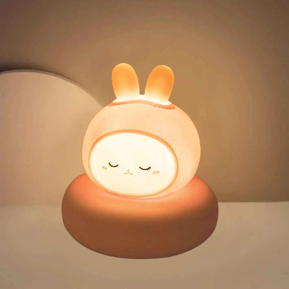 Cute Animal Night Light for Kids - 3 Level Dimmable Nursery Sleeping Lamp