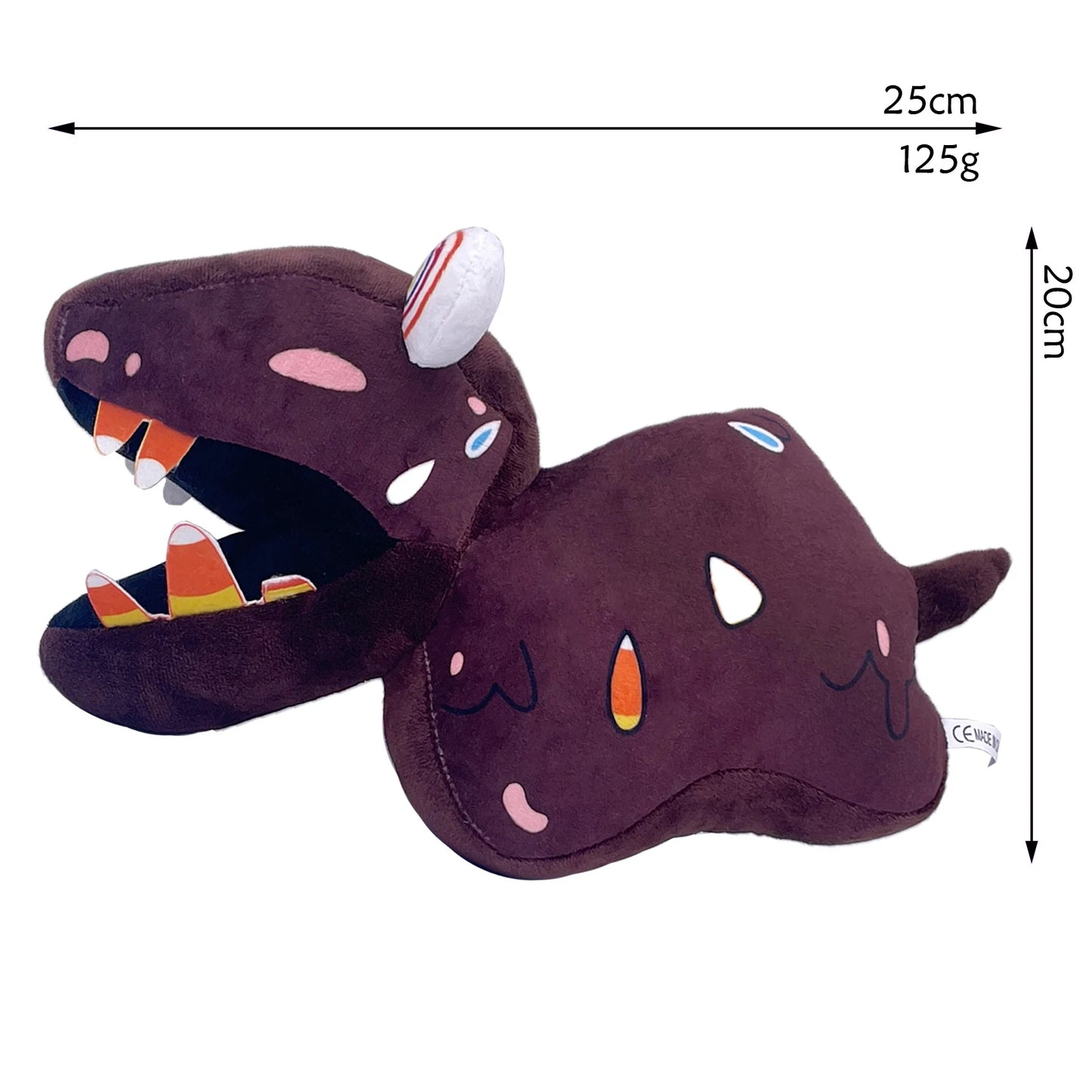 Digital Circus Character Plush Toy – Soft Stuffed Rabbit & Clown Doll Chocolate 8.7"-9.8" (22-25cm)