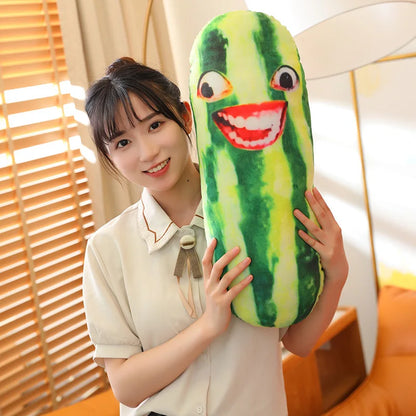 Funny Cucumber Plush Pillow – Long Vegetable Body Cushion