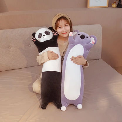 15 Styles 50-150cm Long Cat Plush Toys Stuffed Soft Pause Office Dog Doll Bed Sleepping Pillow Home Decor Birthday Girls Gifts