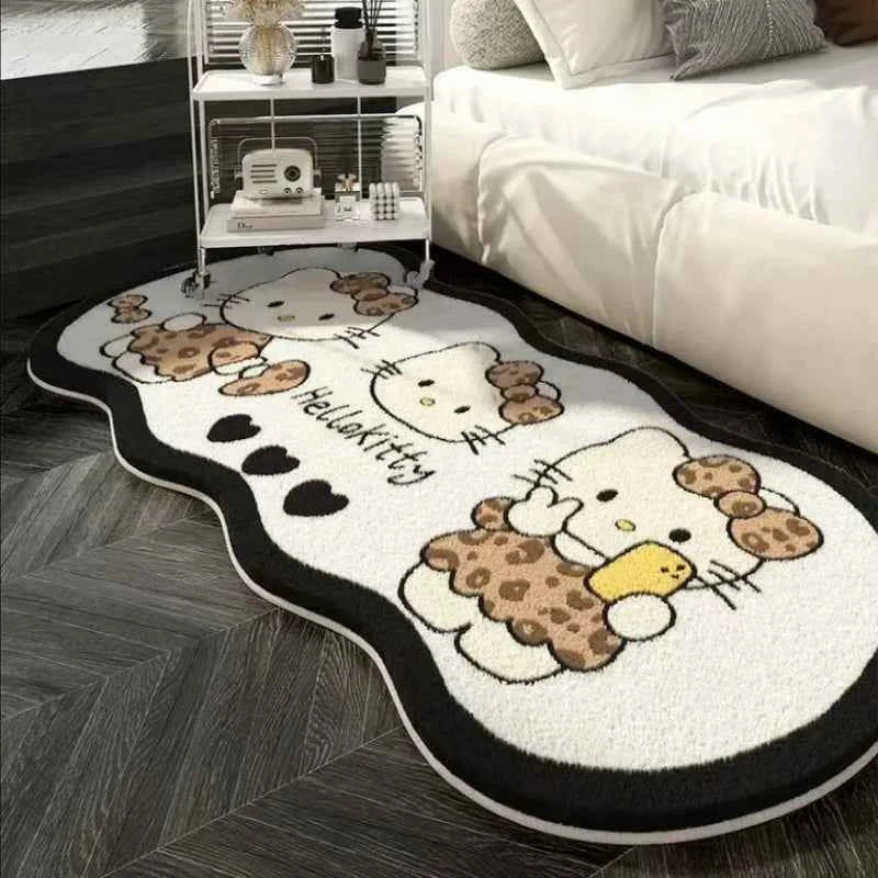 Hello Kitty Non-slip Carpet (15.7x47.2 inches) - Stain-Resistant Home Floor Mat