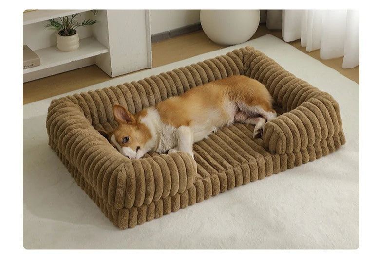 Orthopedic Memory Foam Dog Bed – Waterproof Calming Sofa Bed