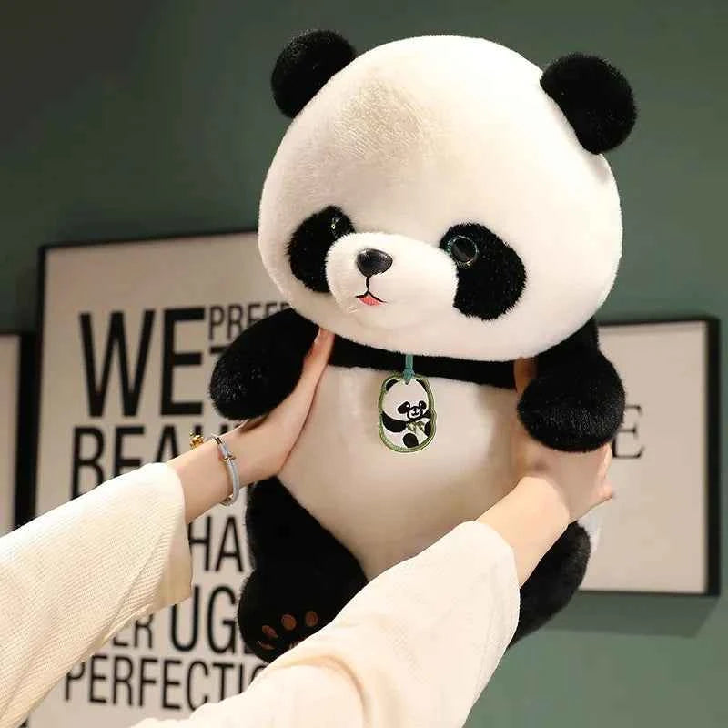 Kawaii Round Fat Panda Plush Toy (9.4-19.7 in) - Cute Stuffed Animal Doll Gift
