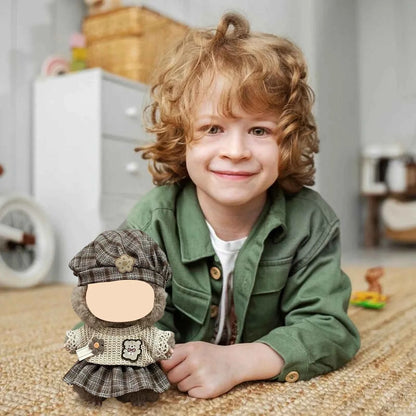 17cm Cute Set Labubu Doll Clothes Outfit Accessories Doll Clothing Kid Toy Girl Gift