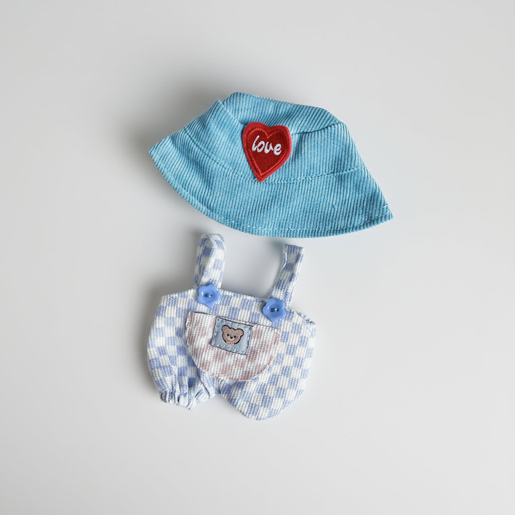 For Labubu V1 V2 Idol 17cm Cute Doll Clothes Fashion Sweater Outfit Accessories Party Sweater Clothing Cute Decoration Gifts