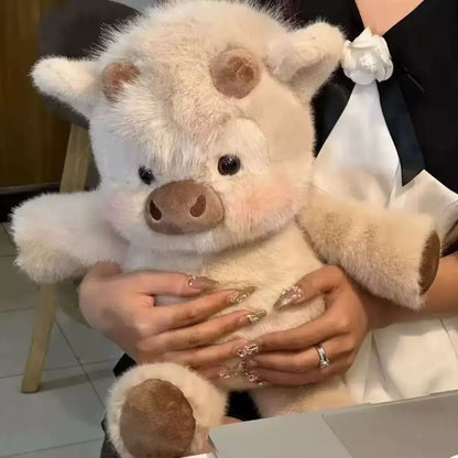 Scottish Cow Plush Toy – 17.7" (45cm) Soft Stuffed Animal