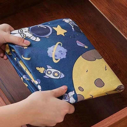 Clothes Storage Bins Cute Teddy Bear Quilt Storage Bag Box