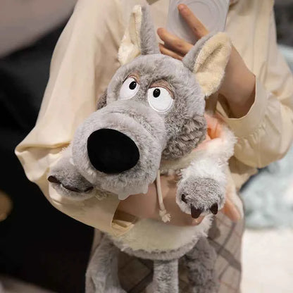 Kawaii Wolf in Sheep’s Clothing Plush Toy – Creative Fairy Tale Stuffed Animal Doll (35 & 50cm)