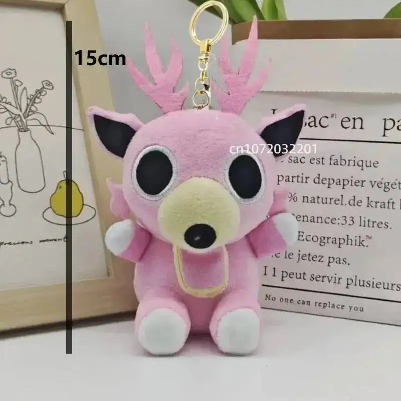 Forest Animal Plush Toy – Elk Deer & Owl Stuffed Doll pink elk pendant