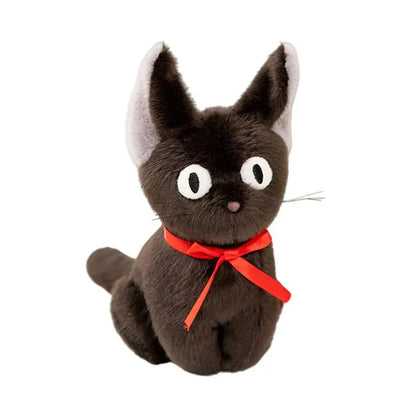 Kawaii Black Cat Witch Plush Doll – 25 cm