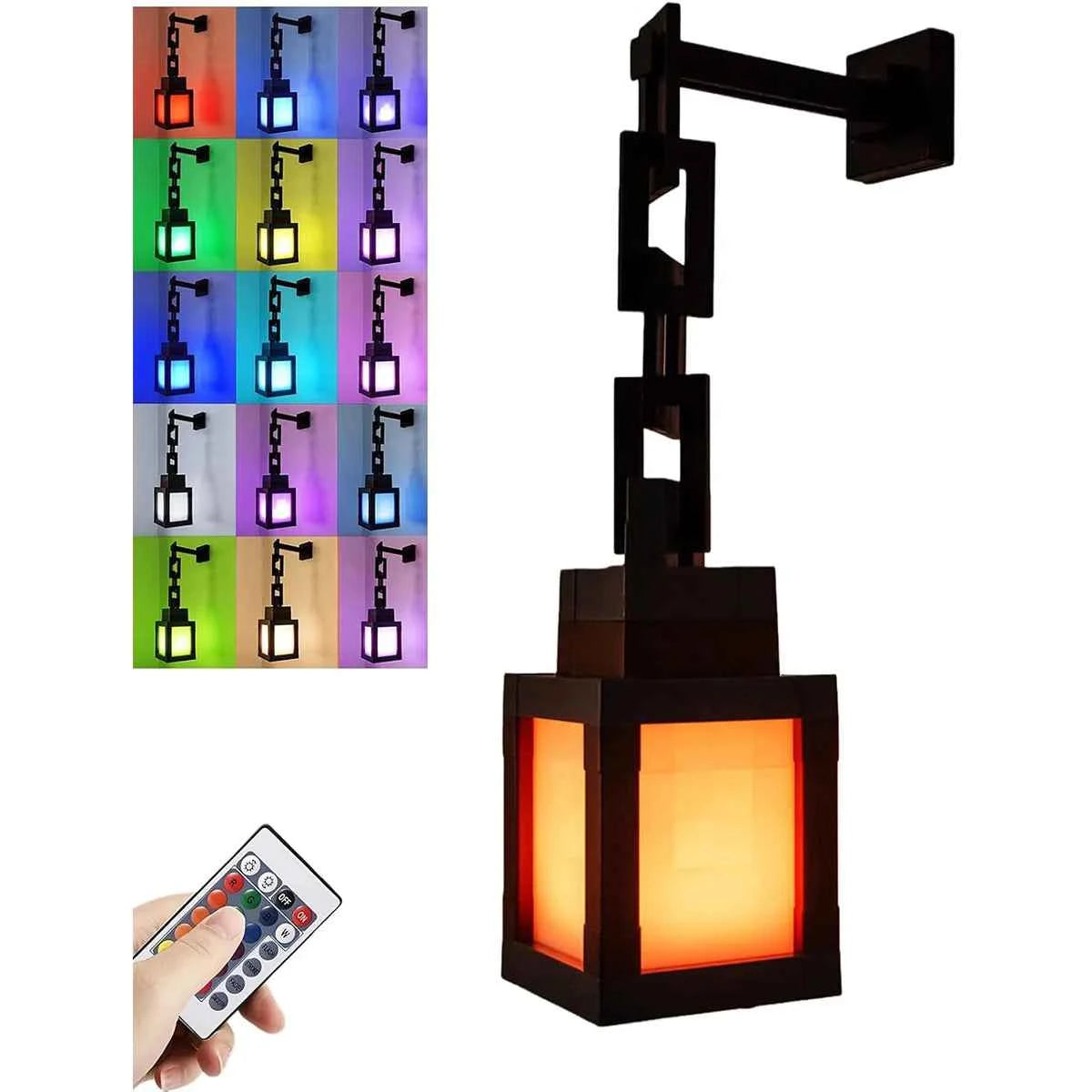 Pixel Design Led Night Light Type-C Rechargeable Remote Rgb 16 RGB Colors