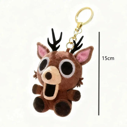 Forest Animal Plush Toy – Elk Deer & Owl Stuffed Doll brown elk pendant