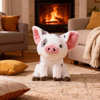 Kawaii Tropical Pig & Rooster Plush Toy – Soft Stuffed Animal Sleep Companion & Home Decor (2 Styles)