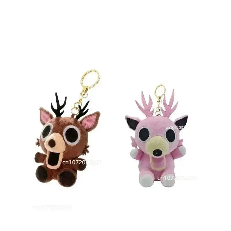 Forest Animal Plush Toy – Elk Deer & Owl Stuffed Doll 2pcs pendant