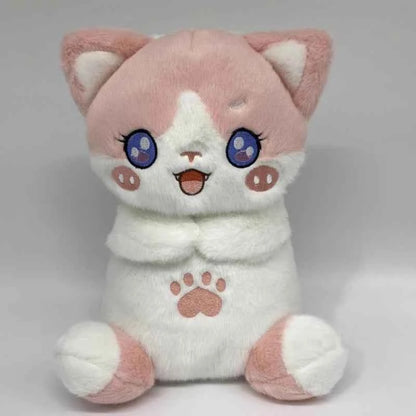 New Luminous Breathing Fox Cat Stuffed Animals Plush Cute Breathing Plush Dolls Children Sleeping Companion Toys Christmas Gifts