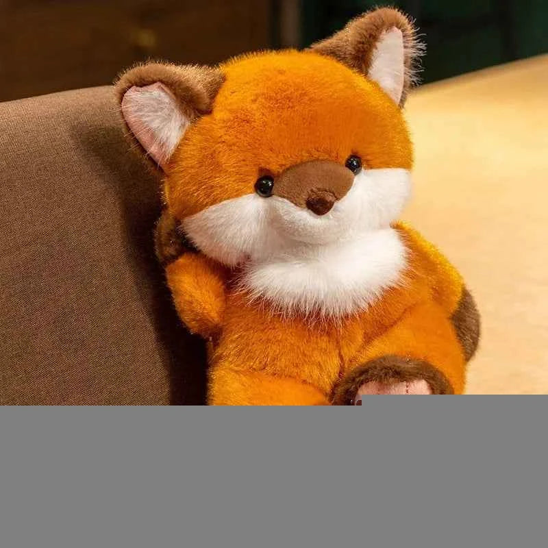 Kawaii Animal Plush Doll - Soft Stuffed Bear, Fox, and Pig Hugging Toy and Gift, 22cm and 30cm